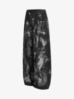 Street Heavy Deconstructed Painted Jeans - Image 3