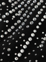 Retro Denim Full Rhinestone Design Baggy Jeans - Image 5