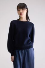 Ameka Crewneck Sweater (252 / W / NAVY) - Image 2