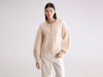 Dico chunky cardigan (252 / W / IVORY)