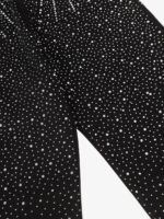 Retro Denim Full Rhinestone Design Baggy Jeans - Image 6
