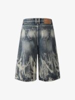 Retro Spray Monkey Washed Baggy Jorts - 2532 - Image 2