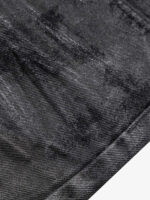 Retro Hand-Brushed Glitter Flare Jeans - Image 4