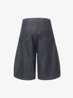 Deconstructed Split Contrast Stitching Scimitar Jorts - Image 4