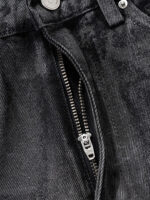 Retro Hand-Brushed Glitter Flare Jeans - Image 6