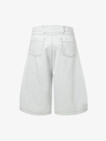 Deconstructed Split Contrast Stitching Scimitar Jorts - Image 6