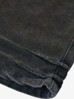 Washed Pleated Straight Jeans - 2263 - Image 6
